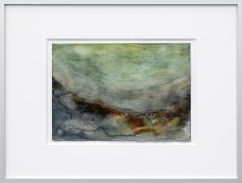 Underwater landscape (vision distorted from pressure depth)